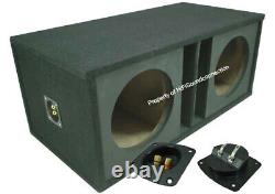 Harmony Audio HA-ML121 Competition Loaded Dual 12 Sub 6000W Ported SPL Sub Box
