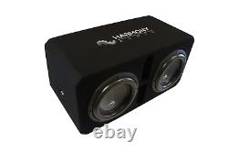 Harmony Audio HA-ML2X12D1 Dual 12 Monolith Series Vent Loaded Sub Box Enclosure