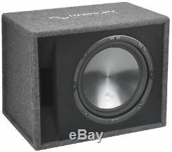 Harmony Audio Single 12 Loaded Sub Box Vented Enclosure & CXA800.1 Amp Package