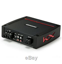 Harmony HA-RS15 Car Audio Loaded 15 Vented 900W Sub Box & Kicker 44KXA4001 Amp