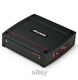 Harmony HA-RS15 Car Audio Loaded 15 Vented 900W Sub Box & Kicker 44KXA4001 Amp