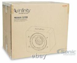 Infinity PRIMUS 1270B 12 Loaded Sub Enclosure + Planet Audio Amp + Amp Kit