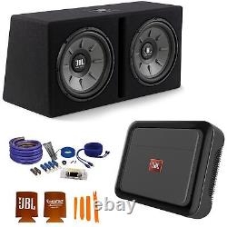 JBL 2-12 Loaded Subwoofer with 600W Amplifier & Wiring Kit