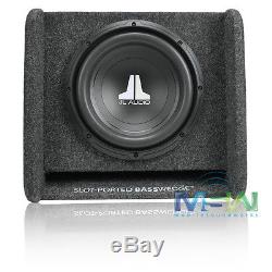JL AUDIO CP110-W0v3 10 PORTED SUB ENCLOSURE BOX LOADED with 10W0v3-4 SUBWOOFER