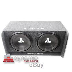 JL AUDIO CP212-W0V3 (2) 12W0v3 12 Subwoofers Loaded in Ported Basswedge OB