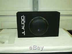 Jl Audio Acp108lg-w3v3 8 Loaded Subwoofer Speaker & Enclosure Box & Amplifier