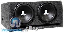 Jl Audio Cp212-w0v3 (2) 12 12w0v3-4 Subwoofers Speakers Loaded Ported Bass Box