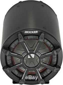 KICKER 45CWTB104 10 LOADED SUBWOOFER ENCLOSURE WithEX350.2 2-CHANNEL AMPLIFIER