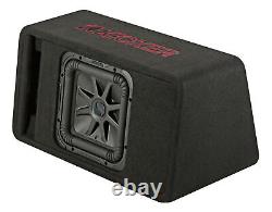 KICKER 45VL7R102 L7R 10 Subwoofer+Trapezoidal Vented Sub Box Enclosure VL7R102