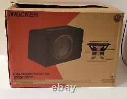 KICKER 48VCWR122 12 1000w Subwoofer CompR Loaded Vented Enclosure 500w RMS 2ohm