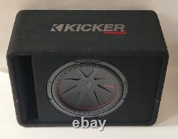 KICKER 48VCWR122 12 1000w Subwoofer CompR Loaded Vented Enclosure 500w RMS 2ohm