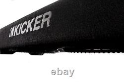 KICKER CompRT Down-Firing 10Dual-Voice-Coil 2-Ohm Loaded Subwoofer Enclos