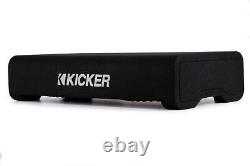 KICKER CompRT Down-Firing 12Dual-Voice-Coil 2-Ohm Loaded Subwoofer Enclos