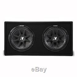 KICKER DC12 DUAL 12 600W Loaded Car Audio Subwoofers Subs+Box+Amplifier+Amp Kit