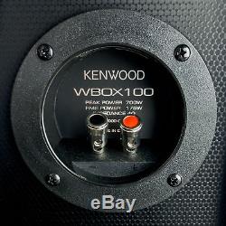 Kenwood P-W101B 10 Inch Car Loaded Vented Subwoofer & 500W Amplifier Package