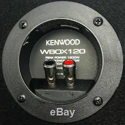 Kenwood P-W121B 12 Inch Car Loaded Sealed Subwoofer & 500W Amplifier Package