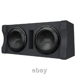 Kenwood P-W3021D, Dual 12 Vented Loaded Subwoofer Enclosure 600W RMS