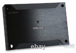 Kenwood P-XW1221D 600W Dual 12 Pre-loaded Subwoofer Enclosure & Mono Amp Bundle