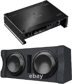 Kenwood PXW1221D 12 Dual Loaded Subwoofer Enclosure with X5021 300W Mono Amp
