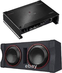 Kenwood PXW1221DHP 12 Dual Loaded Subwoofer Enclosure with X5021 300W Mono Amp