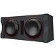 Kenwood eXcelon P-XW1221DHP Dual 12 Pre-loaded High-Power Subwoofer Enclosure