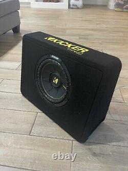 Kicker 10 CompC 2-Ohm Loaded Shallow Subwoofer