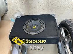 Kicker 10 CompC 2-Ohm Loaded Shallow Subwoofer brand new never used