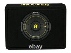 Kicker 10 Inch Comp Truck Bass Package 44TCWC102 with CXA4001 and amp wire kit