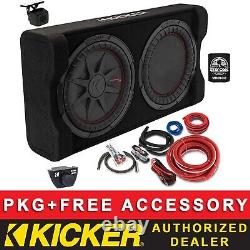 Kicker 1000w Ptrtp12 12car Audio Powered Sub Package + Backup Camera + 8awg Kit