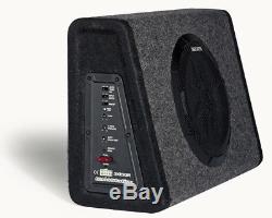 Kicker 11PT10 Loaded Single 10 Subwoofer Enclosure Box With 90-Watt Amplifier