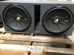 Kicker 12 Comp S Dual Loaded Qpower Ported Box (display Model)