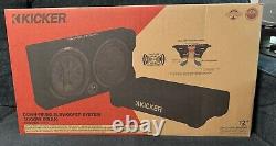 Kicker 12 Thin Down-Firing Subwoofer SYSTEM 48TRTP122 -1000W PEAK