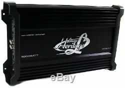 Kicker 15 600W Dual Loaded Subwoofer Box with 2000W 4-Ch. Amplifier & Wiring Kit