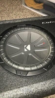 Kicker 40DCWR102 10-Inch 1200W Vented Dual Loaded Enclosure Car Subwoofers