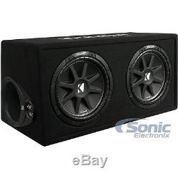 Kicker 43DC122 Dual 12 300W RMS Comp Series Loaded Vented Subwoofer Enclosure