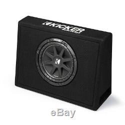 Kicker 43TC104 10 300W Loaded Car Audio Subwoofer + Sub Box +Amplifier +Amp Kit