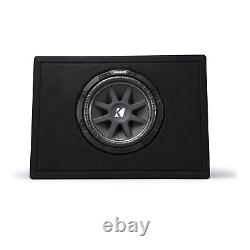 Kicker 43TC104 Comp 10-inch Subwoofer in Thin Profile Ported Enclosure 4-Ohm