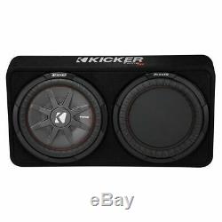 Kicker 43TCWRT122 500W RMS CompRT Single 12 Sealed Loaded Subwoofer Enclosure