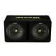 Kicker 44DCWC122 CompC Dual 12 1200W 2 Ohm Vented Loaded Subwoofer Enclosure