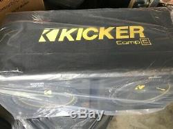 Kicker 44DCWC122 Dual 12-Inch 1200 Watt 2 Ohm Vented Loaded Subwoofer Enclosure