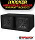 Kicker 44DL7S122 Dual 12 3000w L7 Solo-Baric L7S Loaded Sub Enclosure 44L7S122