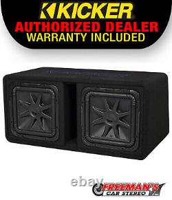 Kicker 44DL7S122 Dual 12 3000w L7 Solo-Baric L7S Loaded Sub Enclosure 44L7S122