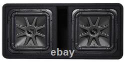 Kicker 44DL7S122 Dual 12 3000w L7 Solo-Baric L7S Loaded Sub Enclosure 44L7S122