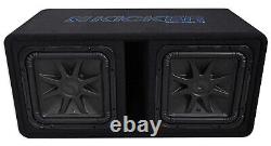 Kicker 44DL7S122 Dual 12 3000w L7 Solo-Baric L7S Loaded Sub Enclosure 44L7S122