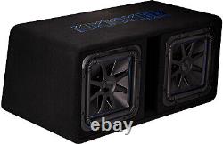 Kicker 44DL7S122 Dual 12 3000w L7 Solo-Baric L7S Loaded Sub Enclosure 44L7S122