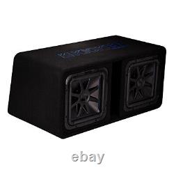 Kicker 44DL7S122 Dual 12 L7S 2-Ohm Loaded Vented Subwoofer Enclosure