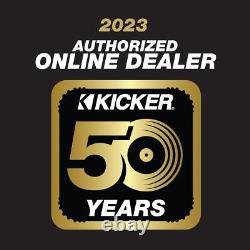 Kicker 44DL7S122 Dual 12 L7S 2-Ohm Loaded Vented Subwoofer Enclosure