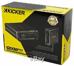 Kicker 44TL7S102 10 1200w L7 Solo-Baric L7S Loaded Enclosure+Kicker Amplifier