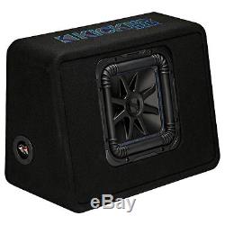 Kicker 44TL7S102 Loaded 600W RMS L7S 10 Vented Subwoofer Enclosure Box
