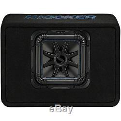 Kicker 44TL7S102 Loaded 600W RMS L7S 10 Vented Subwoofer Enclosure Box